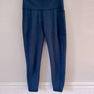 Sweaty Betty Navy Power 7/8 Length Workout Leggings